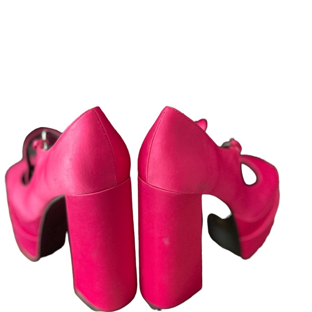 🦩 Satin Platform Pump - Size 9 - Picture 5 of 5